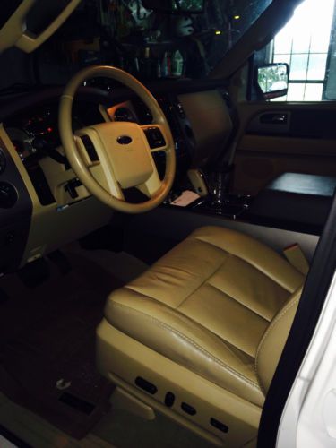 2012 ford expedition xl white with tan interior