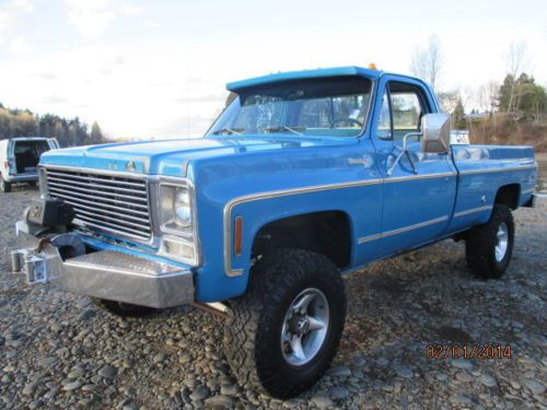 1978 chevrolet 2500 4x4 lifted mags winch new interior runs great must see !!!!!