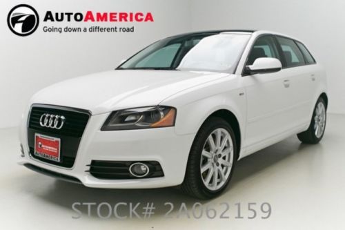 2012 audi a3 2.0t 63k miles nav sunroof leather bluetooth pzev one 1 owner