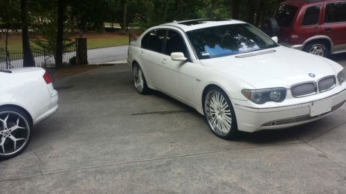 BMW 507 For Sale >> Find used 2003 BMW 745Li Sedan 24" Asanti White on White custom mesh grille 745 e65 e66 in ... BMW 507 For Sale >> Find used 2003 BMW 745Li Sedan 24" Asanti White on White custom mesh grille 745 e65 e66 in ...