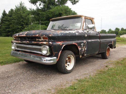 1964 chevrolet c-10 shortbed fleetside project truck-ratrod shop truck