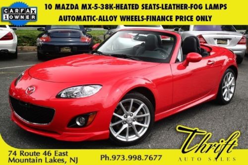 10 mazda mx-5-38k-heated seats-leather-automatic-alloy wheels-finance price only