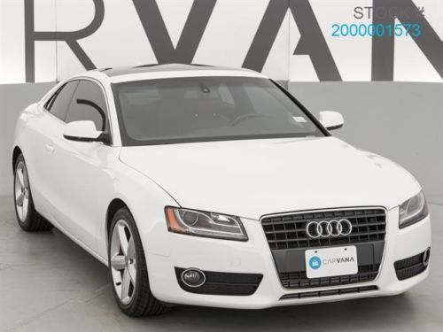 2010 white a5 18&#034;alloy wheels heated leather seats sunroof no accident certified