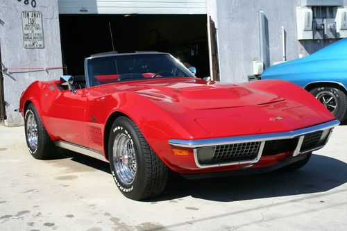 1970 corvette convertible 454/390hp numbers matching factory a/c l@@k video !