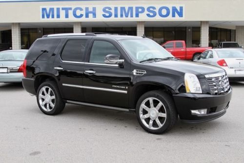 2008 cadillac escalade awd black on black  power everything! 22&#034; chrome wheels!!