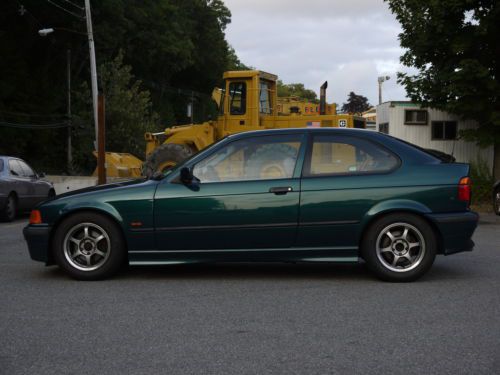 1997 bmw 318ti, 5 speed, green on tan, well maintained vehicle
