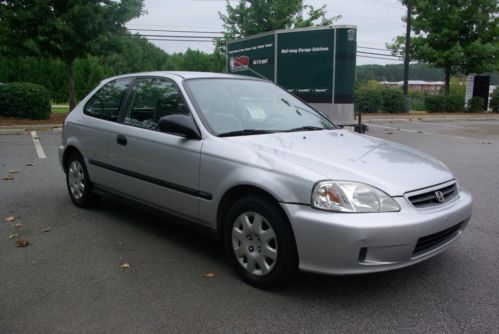 1999 honda civic dx hatchback 1 owner 5 speed