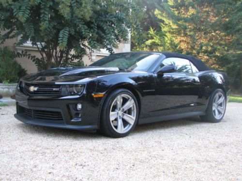 Zl1, pristine convertible, manual, orig. owner, black, every option