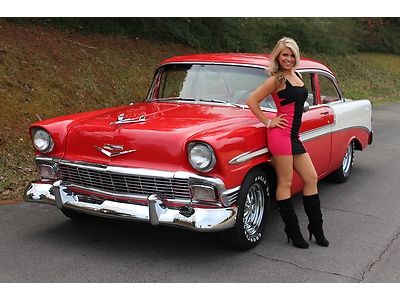 1956 chevy bel air 2 door sb 4 spd ps very solid great driver