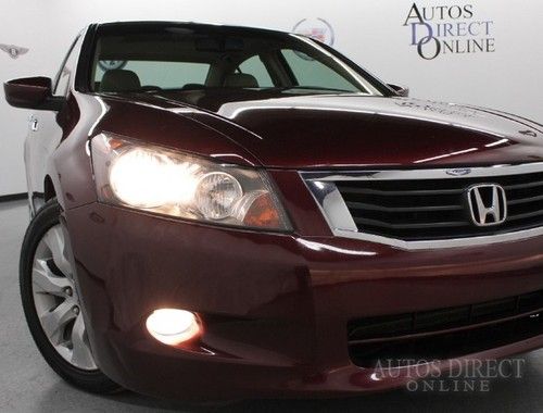 We finance 2008 honda accord ex-l auto 1owner clean carfax mroof htdsts 6cd fogs