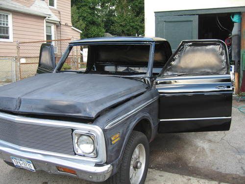 1971 chevy pick up k10 short bed half ton pick up truck 327 small block engine