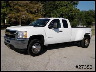 '11 chevy 3500hd ls extended cab long bed dually work truck 4x4 - we finance!
