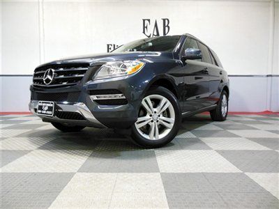 2012 ml350 4matic-01/12 production date-carfax certified-14k miles