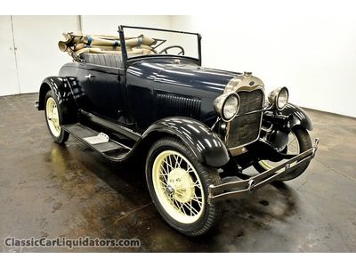 1929 ford model a roadster flathead 4 cyl 3 speed manual top look at this
