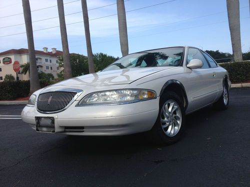 1998 lincoln mark viii pearl white only 37k miles