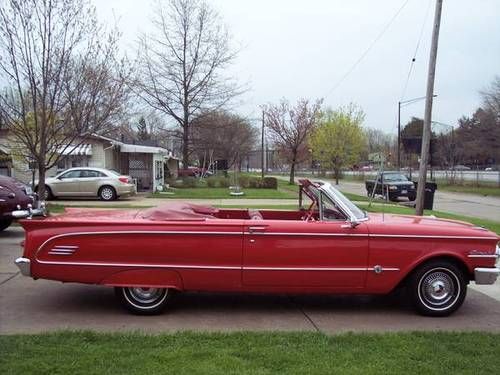 1963 mercury comet convertible rare s-22 rust free beautiful car