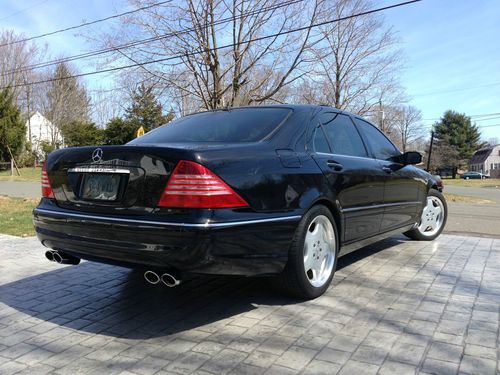 2000 mercedes s430 s class amg wheels black tan inerior... very nice