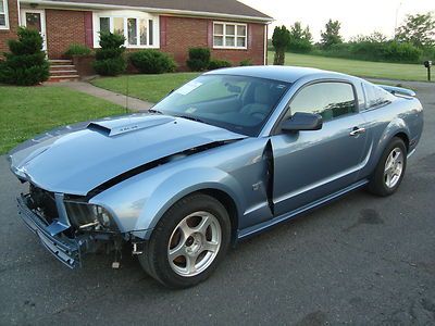 Mustang gt manual salvage rebuildable repairable damaged project wrecked fixer