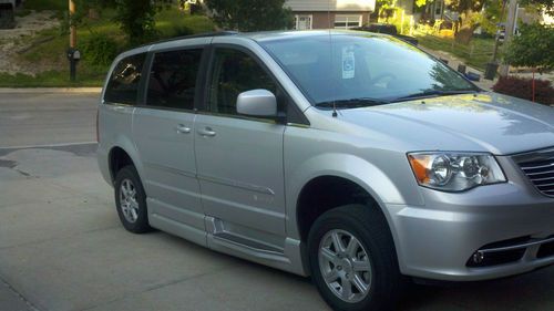 2012 town and country wheelchair accessible van