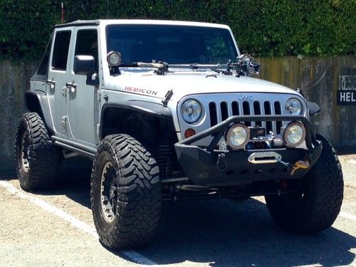 2007 jeep wrangler unlimited rubicon 2012 hemi 5.7 4-door 5" lift 37" tires