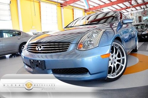 05 infiniti g35 coupe 20s leather cruise alloys cd-changer heated-sts moonroof