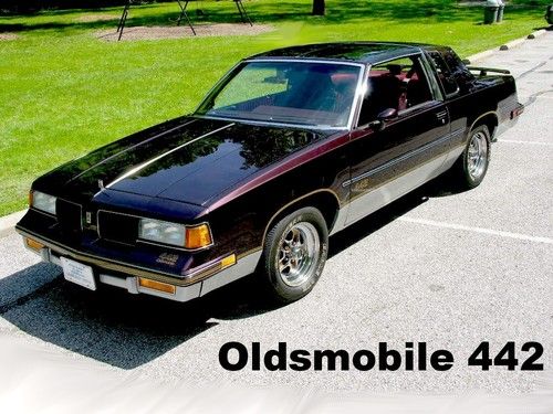 1987 oldsmobile 442 t-tops restored olds 87 hurst shifter 403 loaded 83 84 85 86