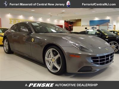 2012 ferrari ff 6.3l v12 very low miles certified preowned grey over saddle