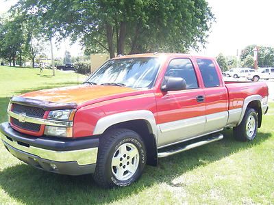 2004 chevy silverado ext cab  z71 no reserve