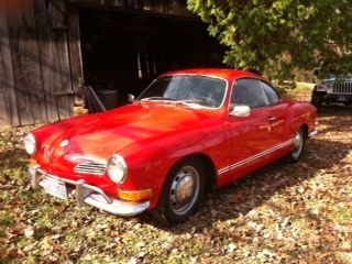 1970 volkswagen karmann ghia 1.6l coupe