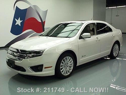 2012 ford fusion hybrid sunroof nav htd leather 18k in texas direct auto