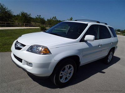 2006 mdx touring all wheel wheel one owner clean carfax fl suv 3rd row seats s/r