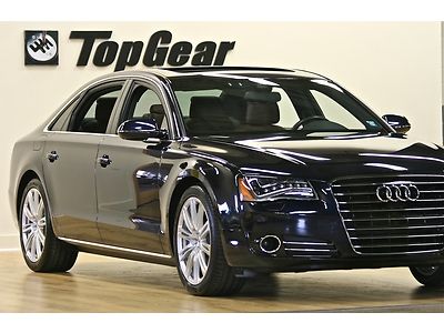 2011 audi a8l msrp $92,075!!  20" wheels loaded with options updated 2013 rear