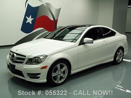 2013 mercedes-benz c250 pano sunroof htd leather 8k mi texas direct auto