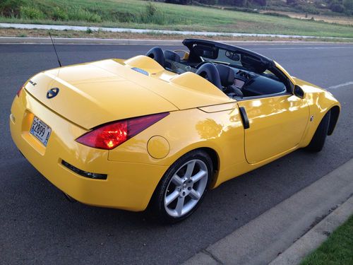 Used 350Z For Sale >> Sell used 2005 NISSAN 350Z ROADSTER RARE YELLOW CONVERTIBLE 6-SPEED FULLY LOADED LOW MILES in ... Used 350Z For Sale >> Sell used 2005 NISSAN 350Z ROADSTER RARE YELLOW CONVERTIBLE 6-SPEED FULLY LOADED LOW MILES in ...