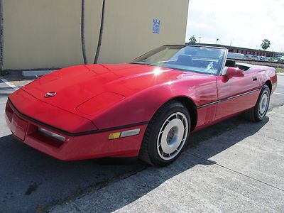 1987 chevy corvette convertible l98 *clean florida carfax*
