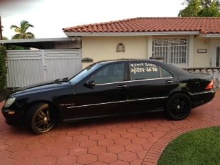 Mercedes benz s 430 ,2002 /black with black , good condition !!!!!