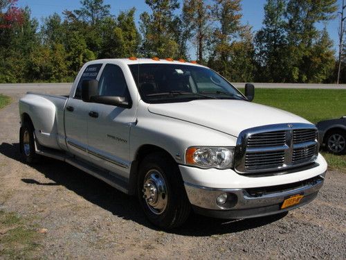 2004 dodge ram 3500 ram-3500 5.9l cummins diesel 2wd dually car hauler truck