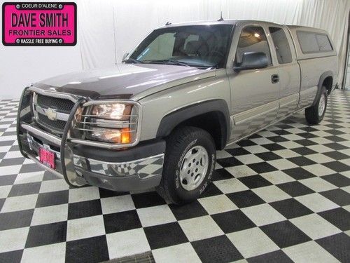 2003 extended cab, long box, canopy, grill guard, tow hitch, tint heated leather