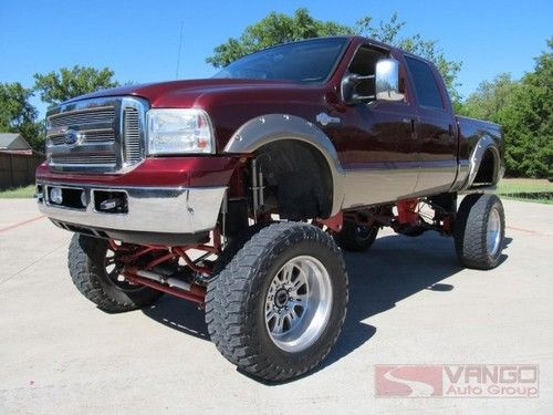 2005 f250 king ranch fx4 powerstroke diesel $35k invested in lift only 24k miles