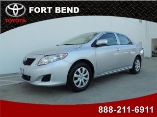 2010 toyota corolla 4dr auto le abs cruise cd mp3 power bags certified