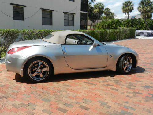 Hks super charged 350 z convertible,auto 5 speed 55000 miles tan top