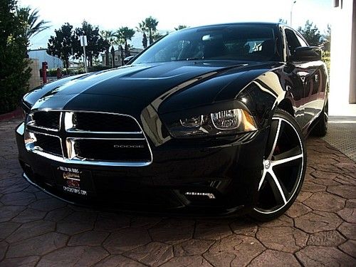 2013 dodge charger 22" wheels &amp; tires racing stripes tricked out 3.6 liter 292hp