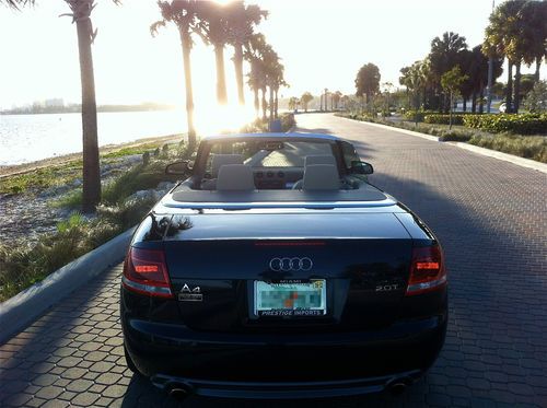 2009 audi a4 cabriolet 2.0t special edition pkg; 37km; great cond.;pirell tires