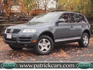 Carfax certified low miles 2004 vw touareg 4dr v6 great condition low reserve