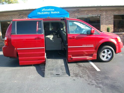 Wheel chair accessible vehicle with fold out ramp - braun conversion
