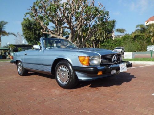 1987 mercedesbenz 560 sl / one owner / only 54981 miles