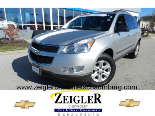 Certified 2011 chevy traverse ls fwd 3.6l third row seat