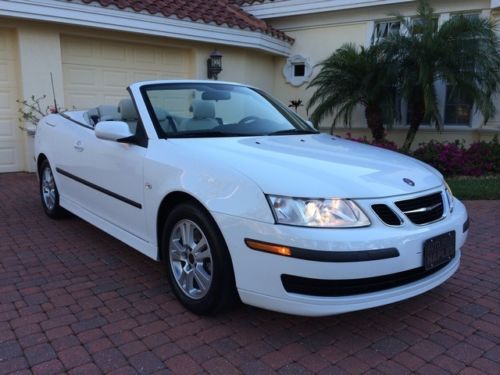 2007 saab 9-3 2.0t turbo convertible low miles automatic immaculate leather
