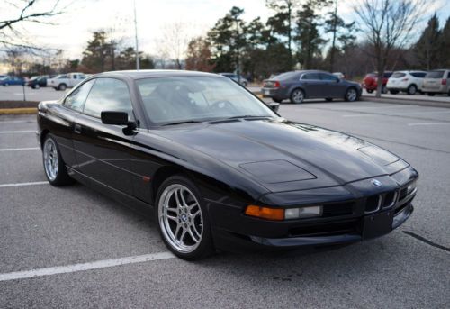 Super clean 8 series! serviced chrome m parallel wheels black leather rare!