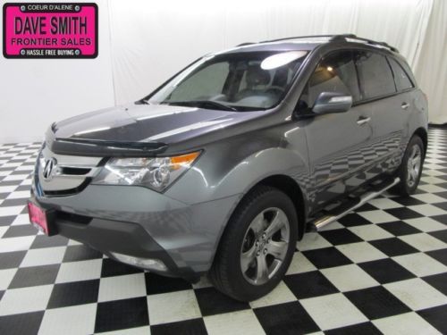08 awd front &amp; back heated leather sunroof dvd cd player back up cam tow tint